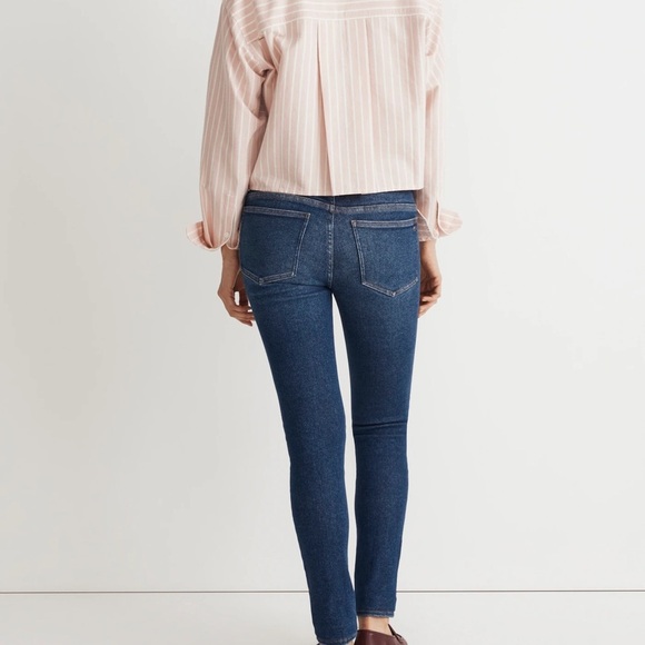 Madewell Maternity Over-The-Belly High-Rise Slim Jeans‎ EUC Sz 32 - Picture 2 of 10